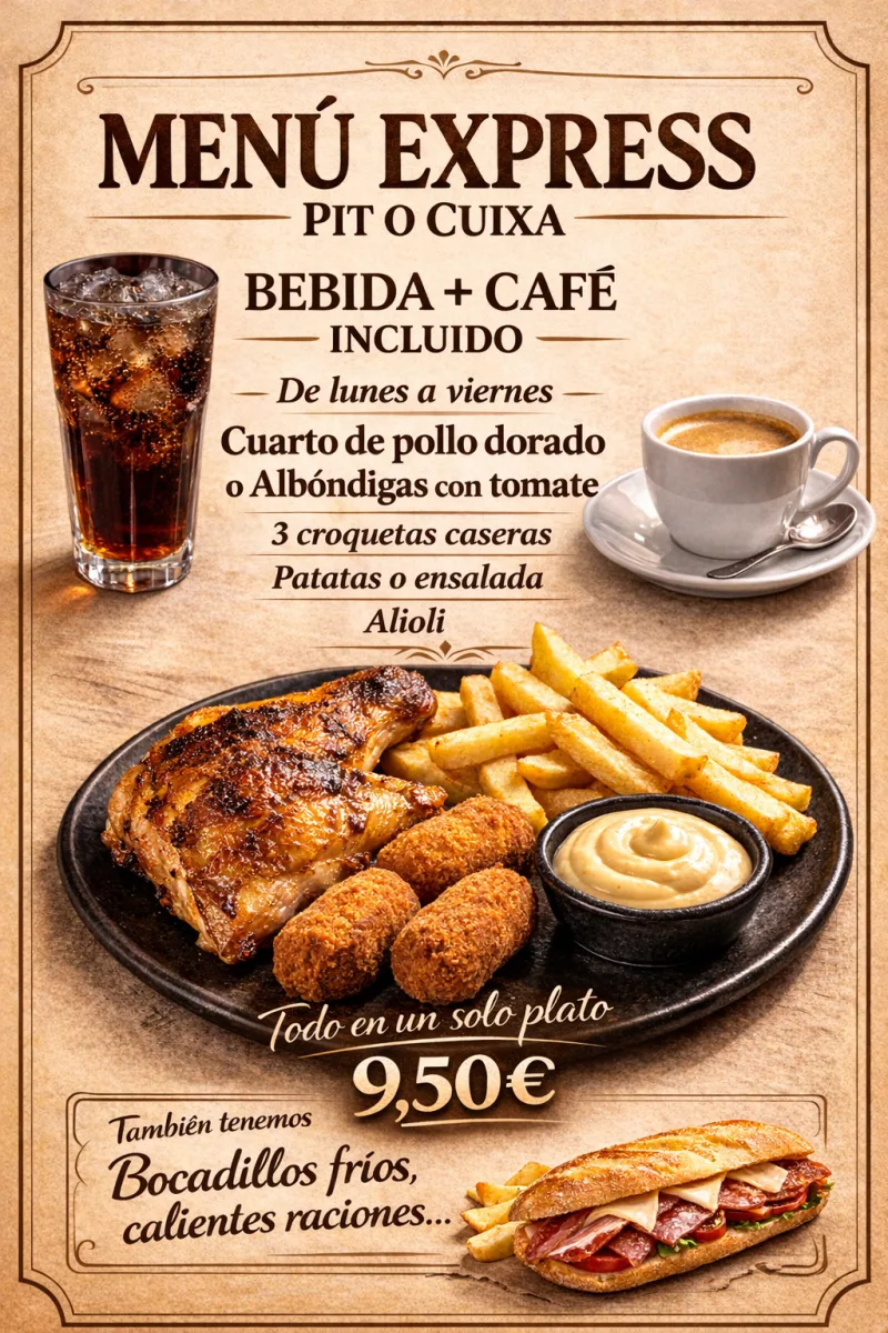 MENÚ EXPRES